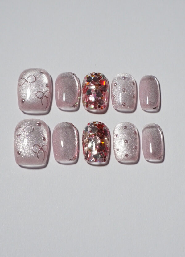 Rose pailleté a motif – Image 3