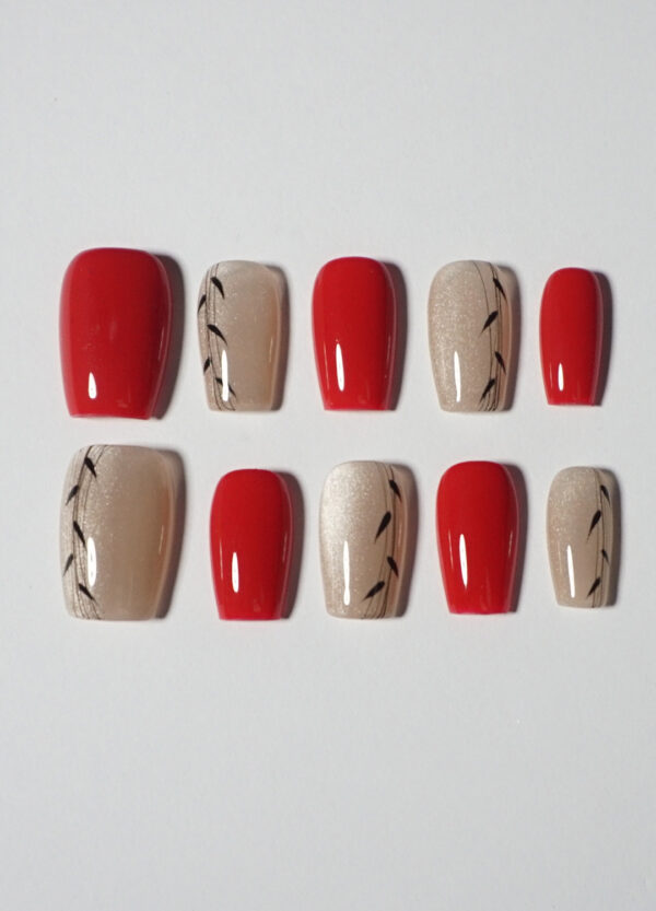 Rouge alterne de beige – Image 2