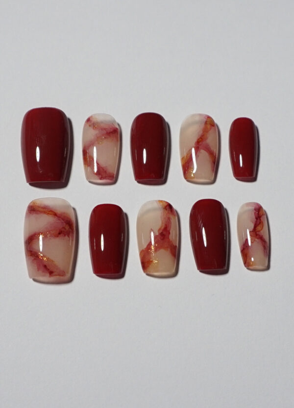 Beige zebré de rouge – Image 2