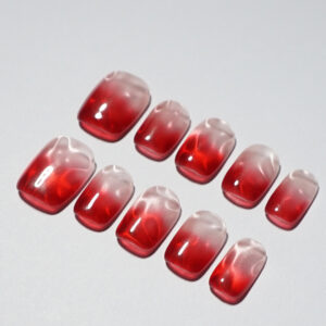 Blanc fondant sur le rouge