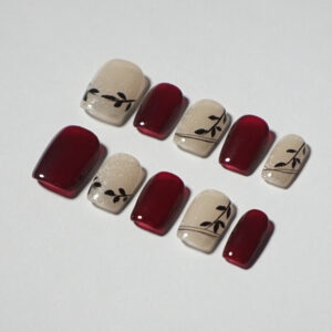 Rouge alterne de blanc